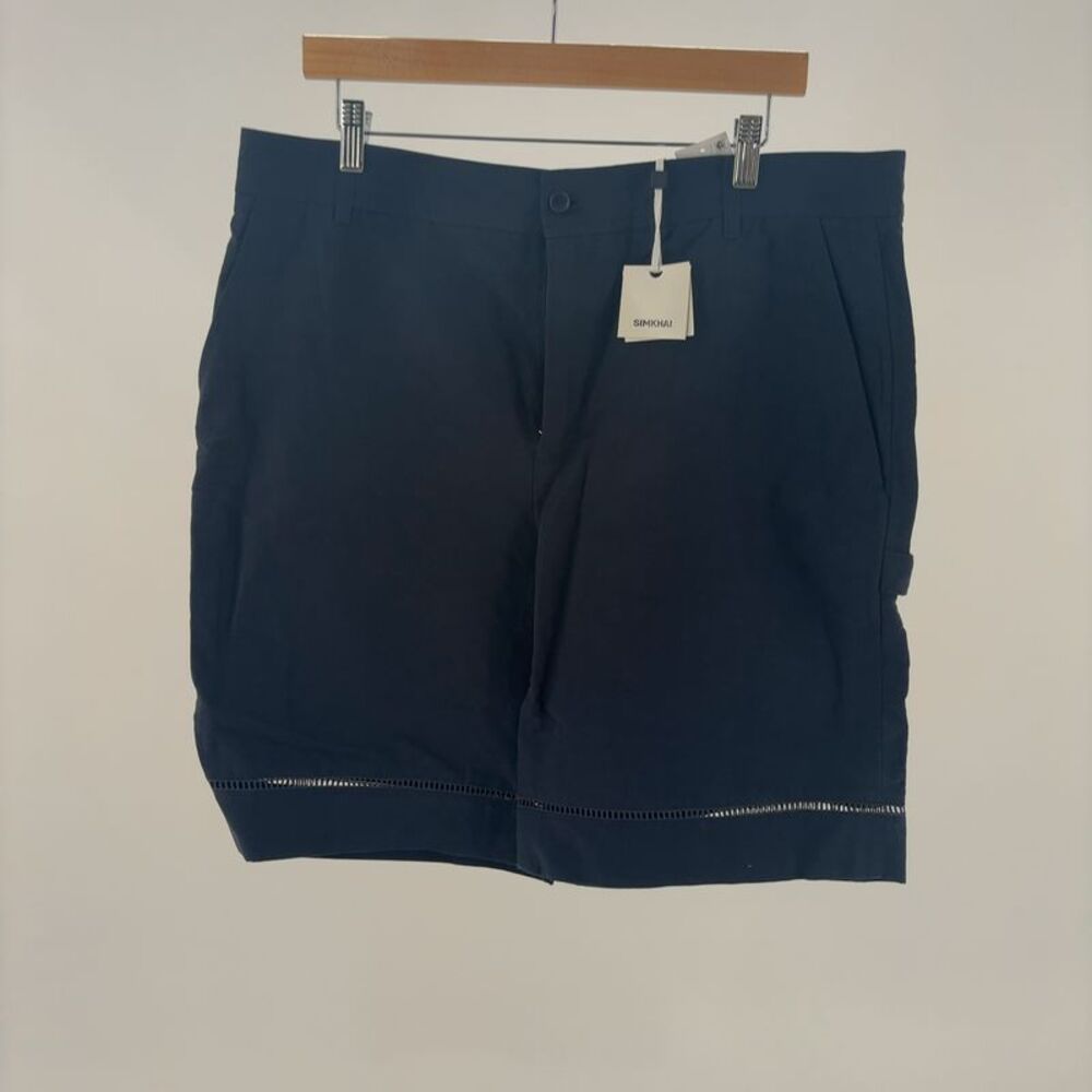 SIMKHAI Dean Linen-Blend Short